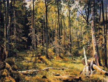 Paisajes Painting - Bosque mixto Shmetsk cerca de Narva 1888 paisaje clásico Ivan Ivanovich árboles